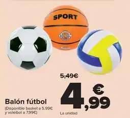 Carrefour Balón fútbol oferta