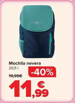 Carrefour Mochila nevera oferta