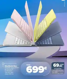 Carrefour Apple - macbook neo oferta