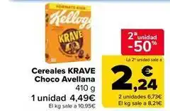 Carrefour Market Kellogg's - cereales krave choco avellana oferta