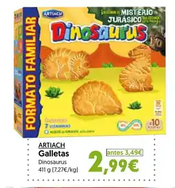 Hiper Usera ARTIACH Galletas Dinosaurus oferta