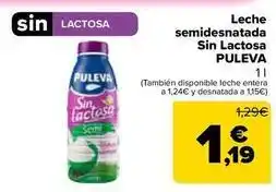 Carrefour Market Puleva - leche semidesnatada sin lactosa oferta