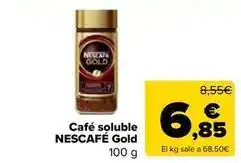 Carrefour Market Nescafé - cafe soluble gold oferta