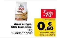 Carrefour Market Sos - arroz integral tradicional oferta