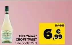 Carrefour Market Croft twist - d.o. jerez oferta
