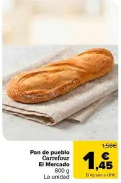 Carrefour Market Carrefour el mercado - pan de pueblo oferta