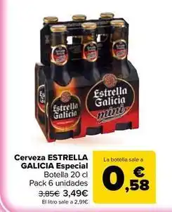 Carrefour Market Estrella galicia - cerveza especial oferta