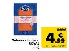 Carrefour Market Royal - salmon ahumado oferta