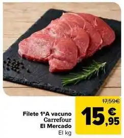 Carrefour Market Carrefour el mercado - filete 1aa vacuno oferta