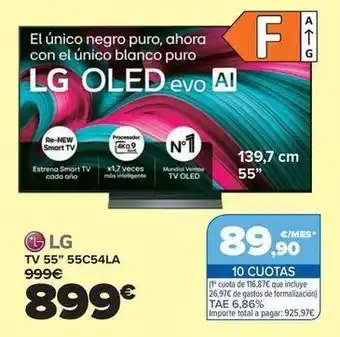 Lg - tv 55 55c54la