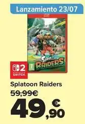Carrefour Nintendo switch - splatoon raiders oferta
