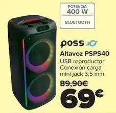 Carrefour Poss - altavoz psps40 oferta