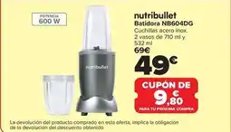 Carrefour Nutribullet - batidora nb604dg oferta
