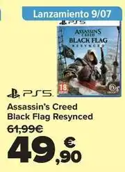 Carrefour Sony - assassin's creed black flag resynced oferta