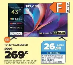 Carrefour Xiaomi - tv 43 ela5956eu oferta