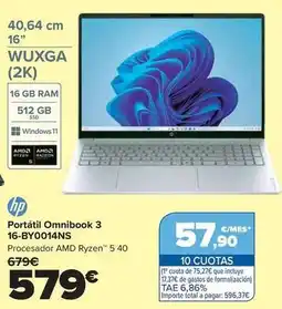 Carrefour Hp - portatil omnibook 3 16-by0014ns oferta