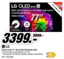 MediaMarkt Lg - oled evo 77 4k oled77g64lw.aeu oferta