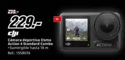 MediaMarkt Standard - camara deportiva osmo action 4 standard combo oferta