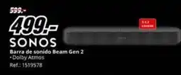 MediaMarkt Barra de sonido beam gen 2 oferta