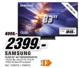 MediaMarkt Samsung - oled 83 4k tq83s93faexxc oferta