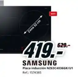 MediaMarkt Samsung - placa induccion nz63c4036gk/u 1 oferta