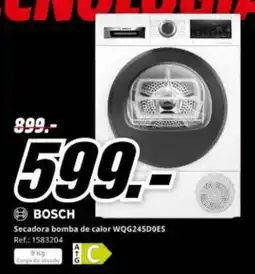 MediaMarkt Bosch - secadora bomba de calor wqg245d0es oferta