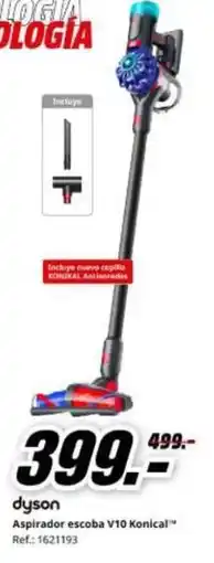 MediaMarkt Dyson - aspirador escoba v10 konical oferta