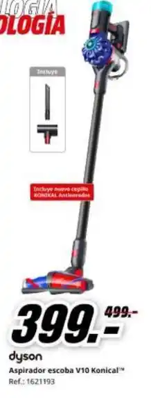 MediaMarkt Dyson - aspirador escoba v10 konical oferta