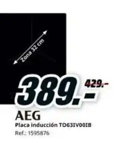 MediaMarkt Aeg - placa inducción to631v001b oferta
