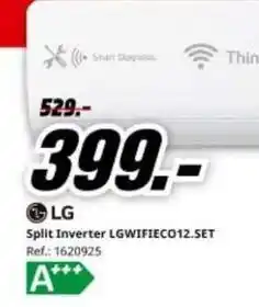 MediaMarkt Lg - split inverter wifiec012.set oferta