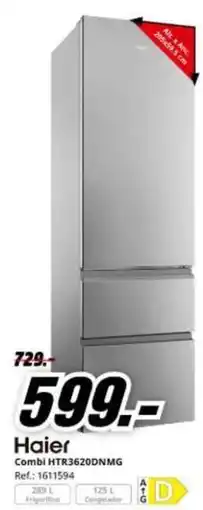 MediaMarkt Haier - combi htr3620dnmmg oferta