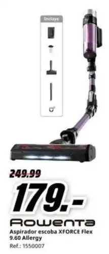 MediaMarkt Rowenta - aspirador escoba flex oferta