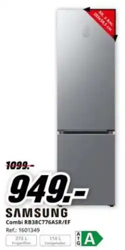 MediaMarkt Samsung - combi rb38c67ca5ar/ef oferta