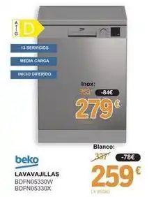 E.Leclerc Beko - lavavajillas bdfn05330w oferta