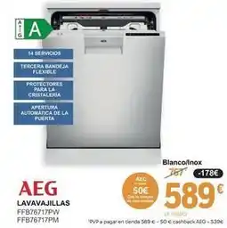 E.Leclerc Aeg - lavavajillas ffb76717pw oferta