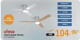 E.Leclerc Ufesa - ventilador techo katmandu oferta