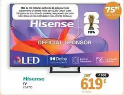 E.Leclerc Hisense - tv 75a7q oferta