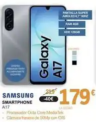 E.Leclerc Samsung - smartphone a17 oferta