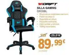 E.Leclerc Drift - silla gaming dr35bl oferta