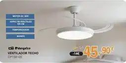 E.Leclerc Orbegozo - ventilador techo cp158105 oferta