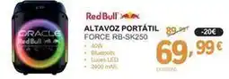 E.Leclerc Red bull - altavoz portatil force rb-sk250 oferta