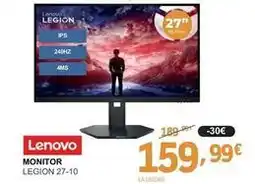 E.Leclerc Lenovo - monitor legion 27-10 oferta