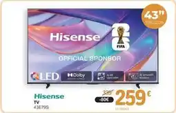 E.Leclerc Hisense - tv 43e79s oferta