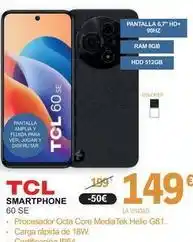 E.Leclerc Tcl - smartphone 60 se oferta