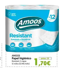 Hiper Usera AMOOS Papel higiénico oferta