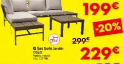Conforama Set sofá jardín oslo oferta