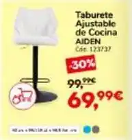 Conforama Taburete ajustable de cocina oferta
