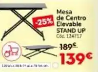 Conforama Up - mesa de centro elevable stand oferta