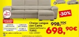 Conforama Chaise longue con cama oferta