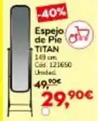Conforama Titan - espejo de pie oferta